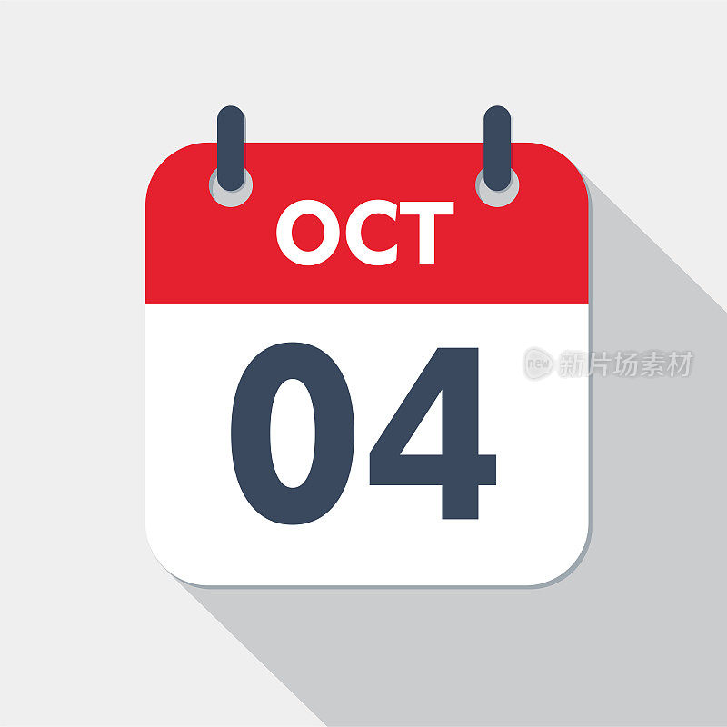 每日日历图标- 4月